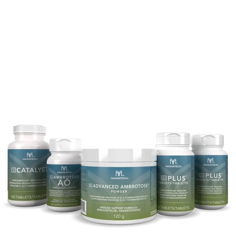 Advanced Ambrotose® & Optimum Support by Mannatech, product pack